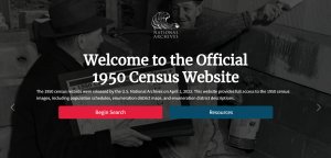 1950 Census screen shot